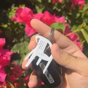 Puerto Rican Artist 3D Printed Keychain