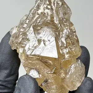 2.75” Rare Natural Alligator Citrine Specimen - Elestial Citrine & Smoky Quartz