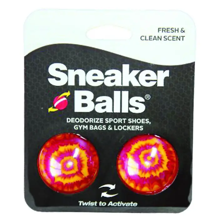 Sneaker Balls Tie Dye Shoe Freshener - Yellow/Purple/Orange, Shoe Deodorizer, Foot Odor Eliminator For Shoes