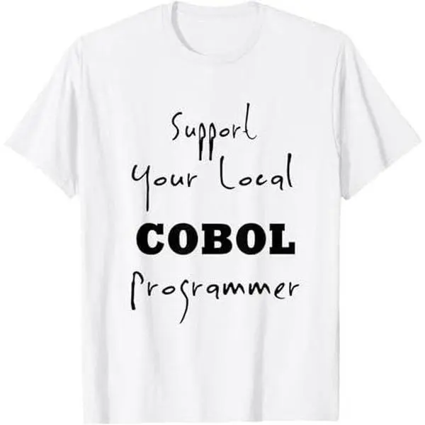 Cobol Programming Code Men Women Computer Developers Coders T-Shirt