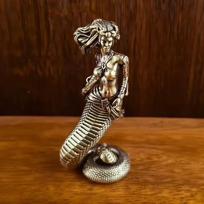 Greek Mythology Medusa Statue, Creative Snake Woman Statue, Home Office Desktop Decoration, Indoor Decor, Room Decor, Home Decor, Ornaments, Decorative Sculptures, Sculpture Desk Decor, Decorations and Ornaments