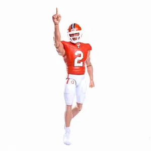 Cade Klubnik #2 Clemson Collegiate Legends Action Figure 6-inch Fully Articulated with Interchangeable Hands & Football Accessory Officially Licensed