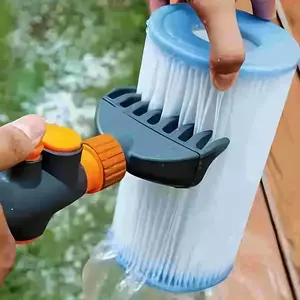 Pool Filter Cartridge Cleaner – Heavy Duty Design, Multiple Compartments, Ergonomic Handle, for Debris Removal in Pools, Lakes and Beaches