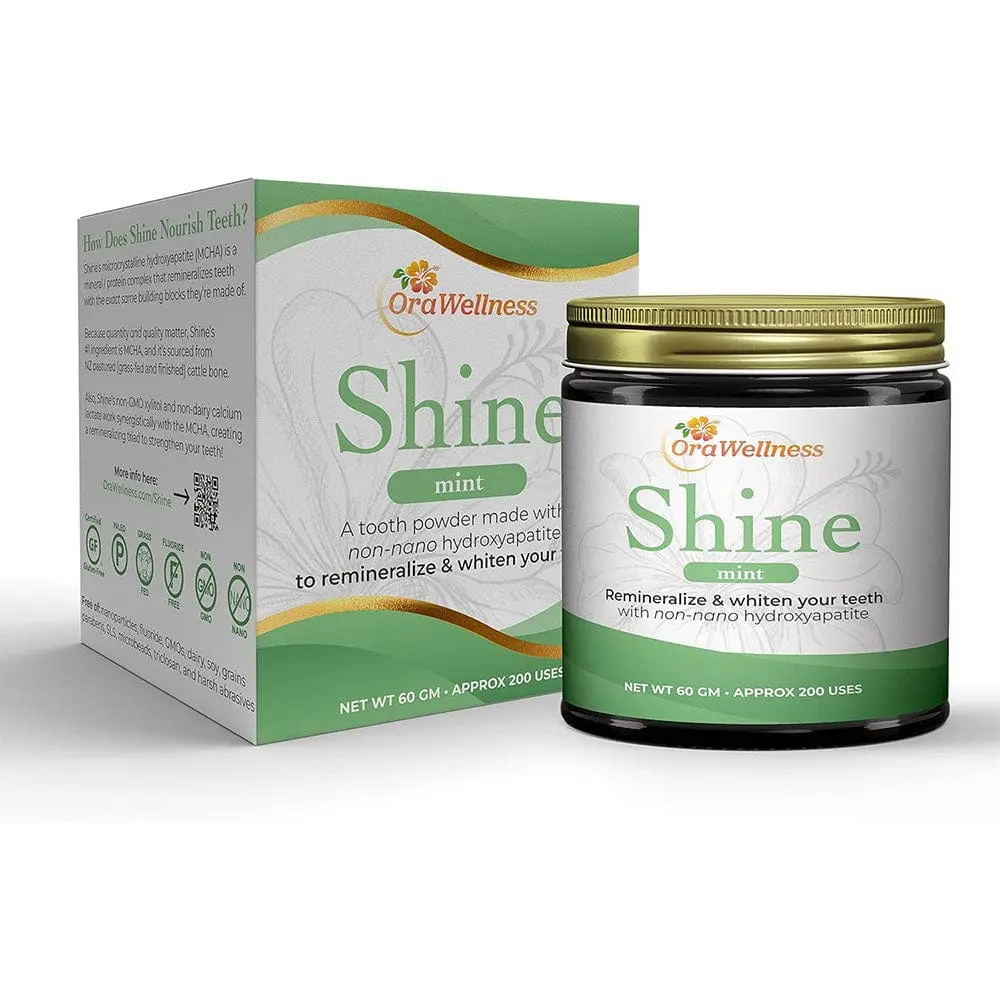 Shine Remineralizing & Tooth Whitening Powder - 60g Jar