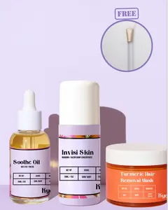 Turmeric hairless bundle with Soothe oil, Invisi skin ingrown