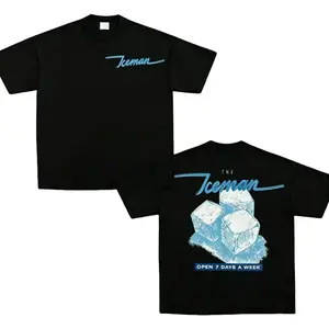"Ice Man" Drake Retro 3.0 T-shirt, unisex rap shirt, rap T-shirt, music fan shirt, rapper merchandise gift, gift for him, gift for her, Y2K women's and men's patterned T-shirt top, round neck clothing