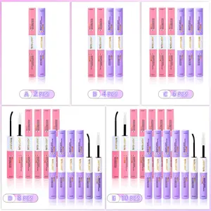 RITALASH Waterproof Eyelash Glue (10 Pcs), 2-in-1 Long-Lasting Lash Bond & Seal Glue, Sweat-Proof Cosmetic Eyelash Extension Glue for Cluster Lashes, Waterproof Cluster Lash Glue