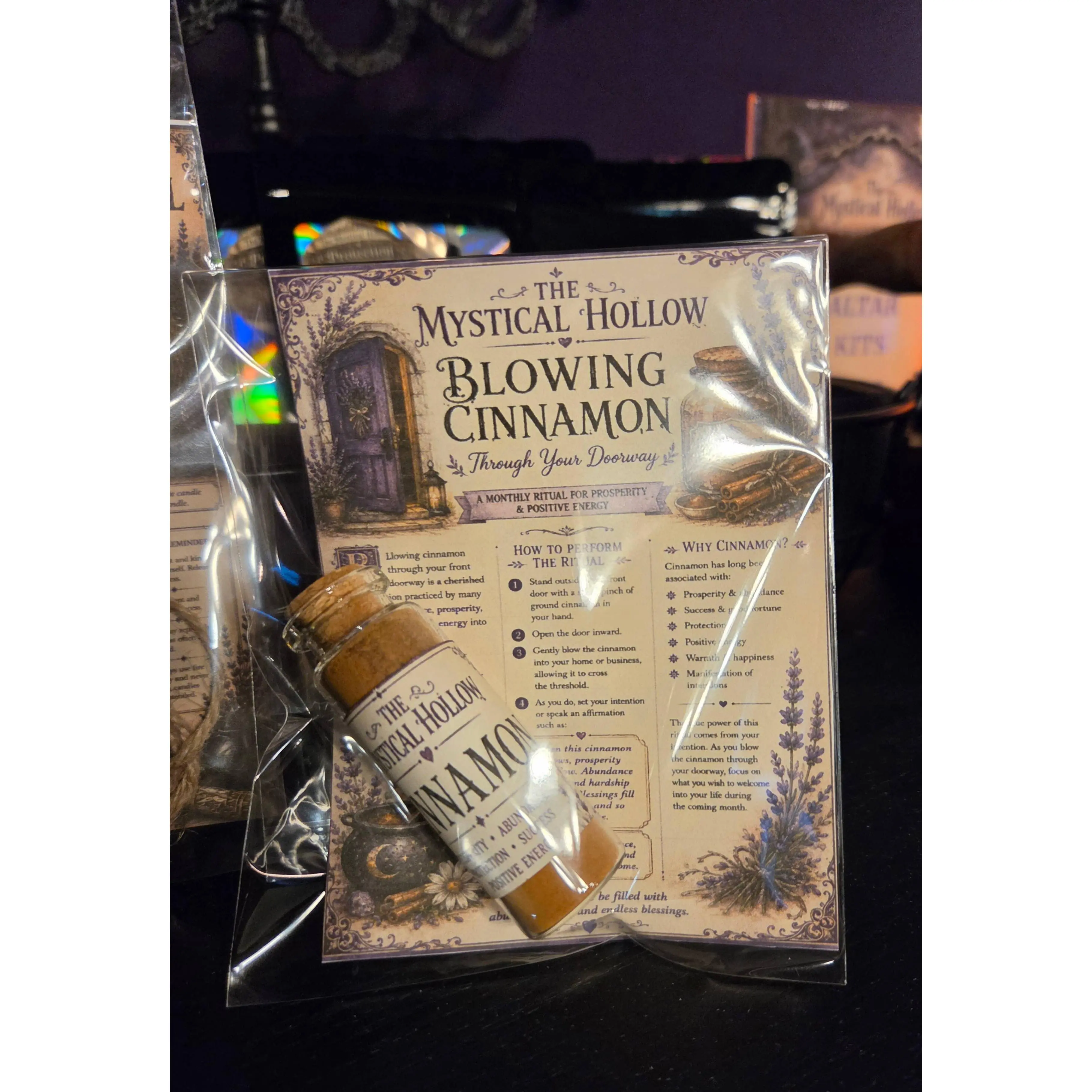 Cinnamon Blowing Prosperity Ritual