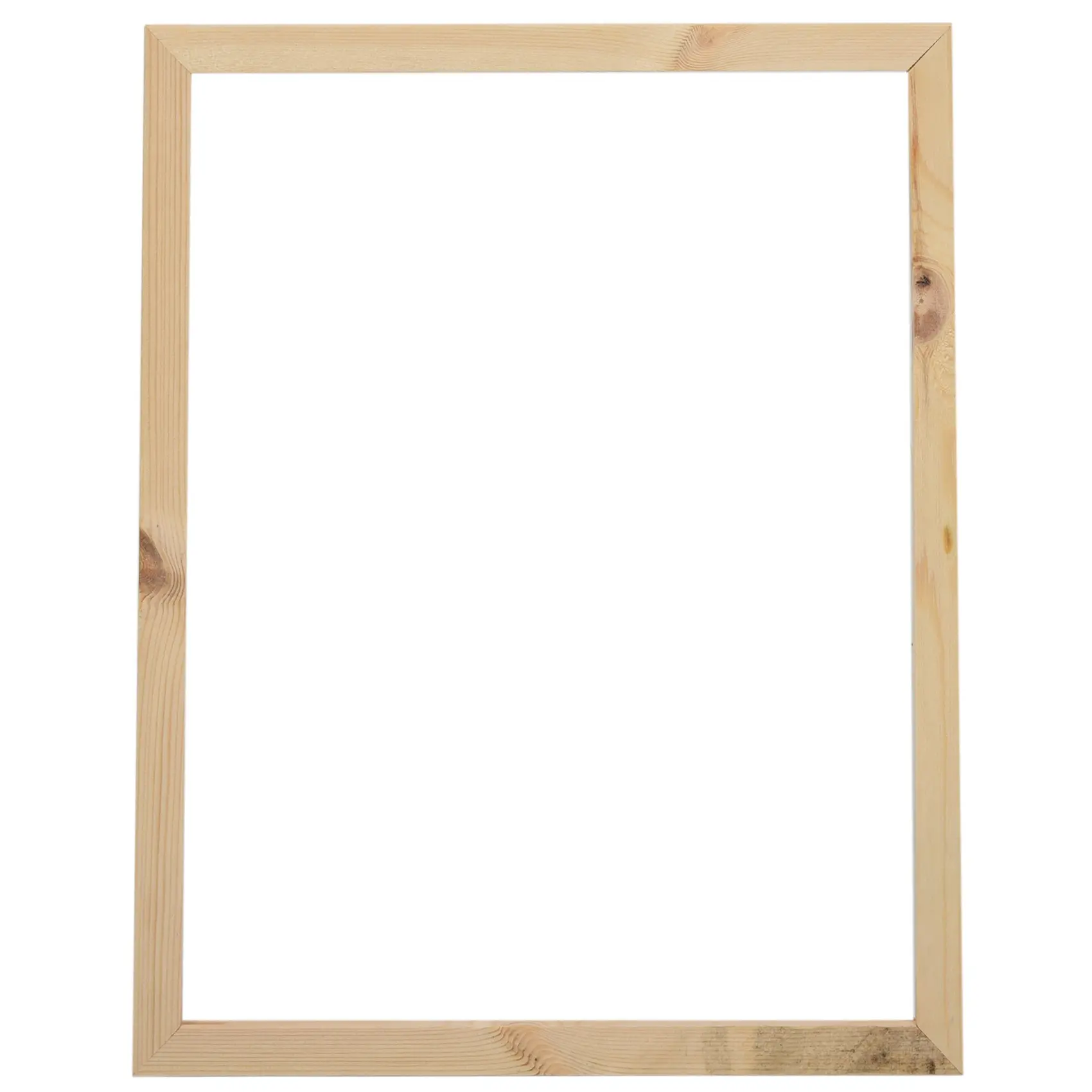 Natural Wood Canvas Stretcher Bar Kit, 40x50cm DIY Rustic Rectangle Frame for Paintings, Easy Tool-Free Assembly, Log, Easy Assembly, Decor, Paintings And Photos