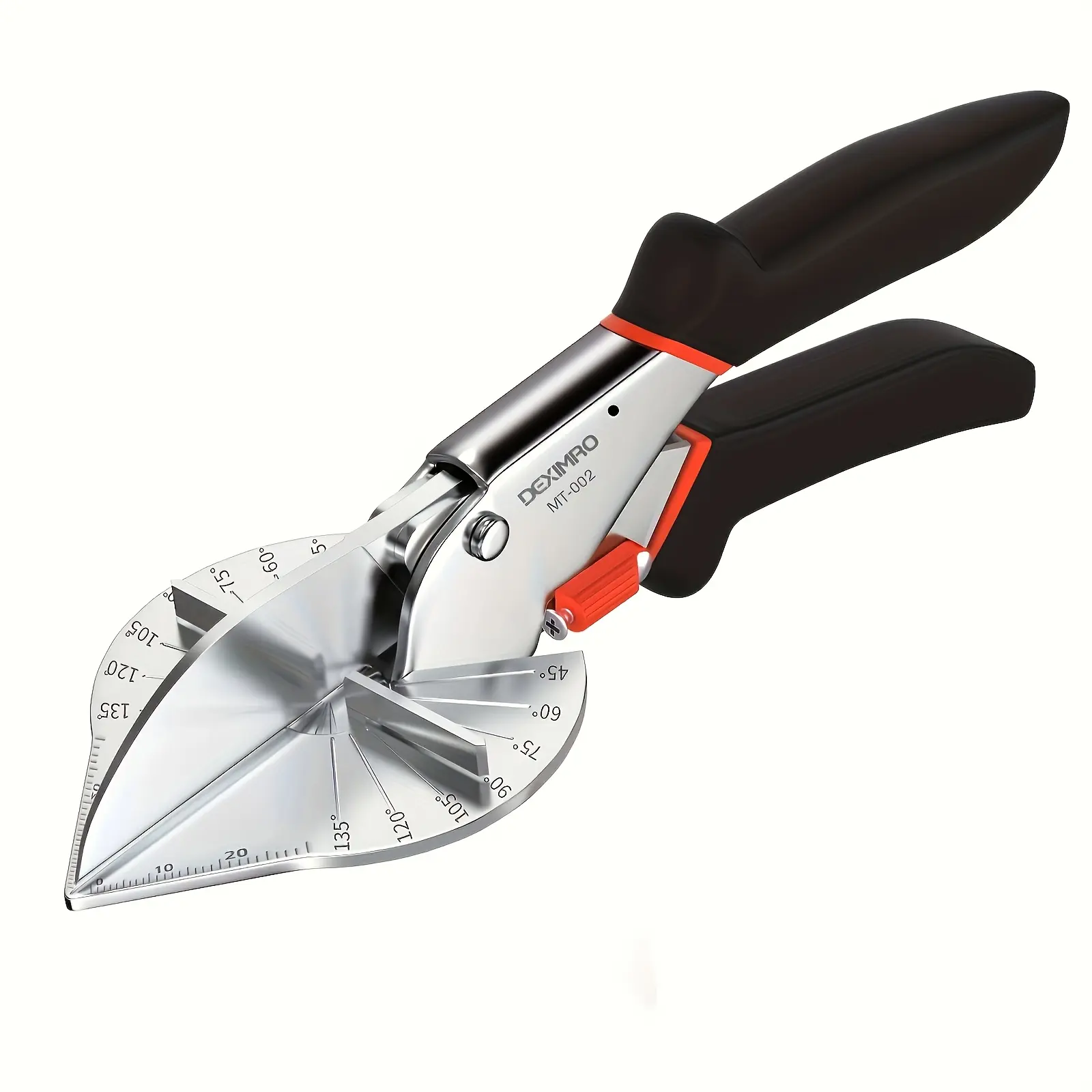 Miter Shear for Trim - Adjustable 45° to 135° Angle Cutter with Replacement Blades, Precision Tools and Gadgets for Moulding, Quarter Round, Wood, PVC, Plastic, DIY Home Improvement, Carpentry,