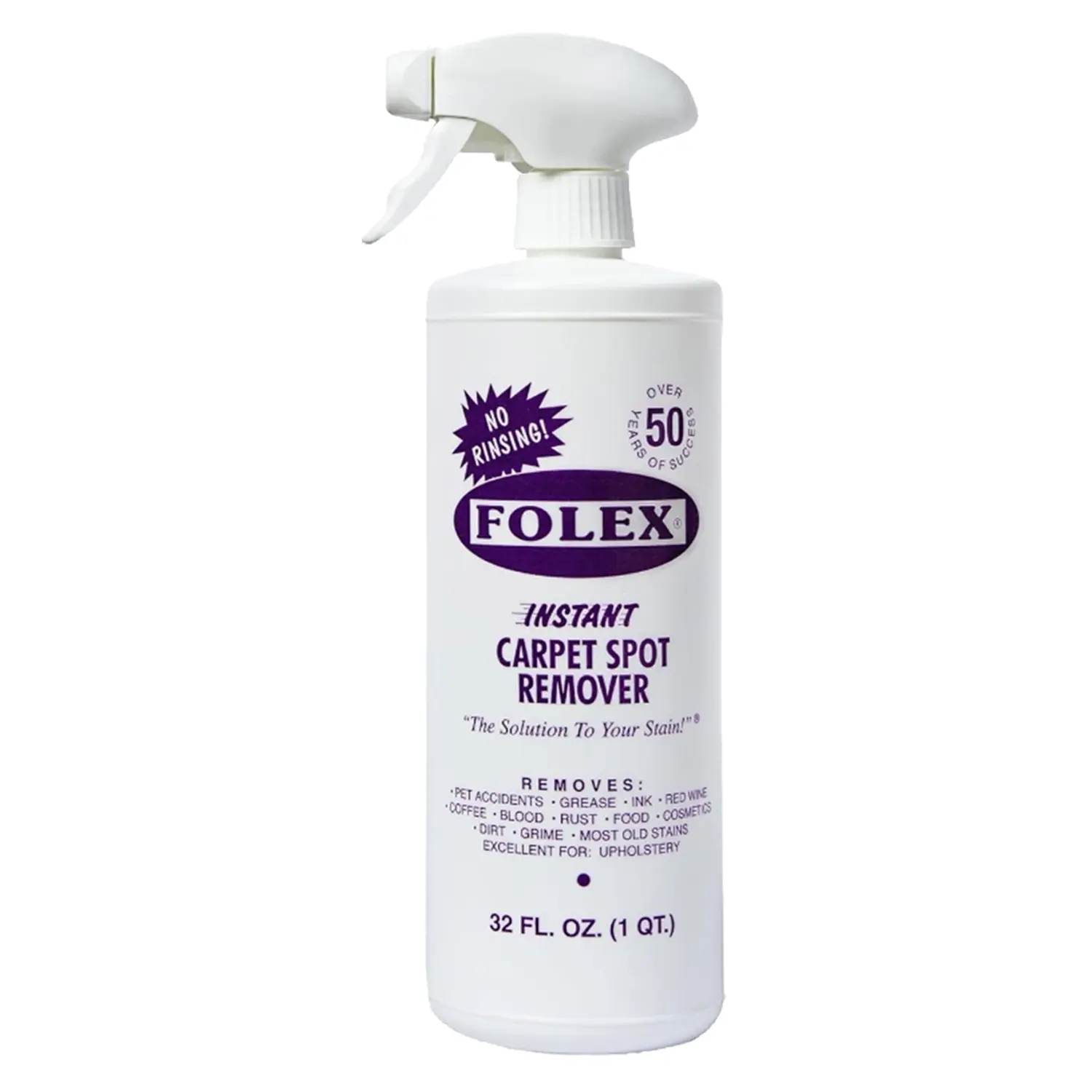 Household Instant Carpet Spot Remover Spray Bottle - 32 oz, Odor-Free Carpet Cleaner for Pet Accidents, Area Rug Cleaning, Instant Fix of Grease, Red Wine