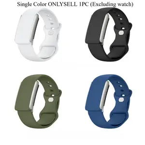 Unisex Solid Color Silicone Sports and Casual Strap, Compatible with Version 5.0 Standard / ECG Model, Suitable for Whoop 5.0 Smart Bracelet, Watch Accessories, Wearable Bracelet