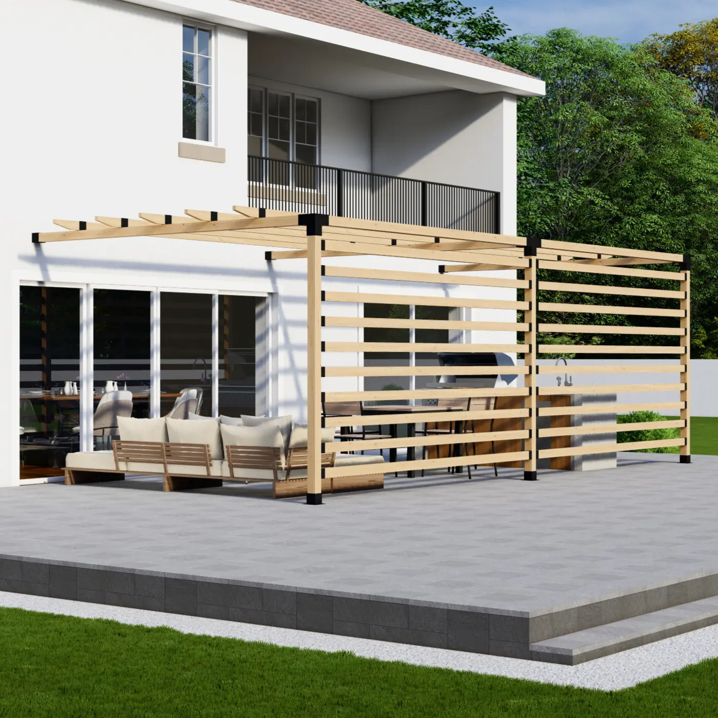 Wooden Garden Pergola Kit Wooden Garden Pergola Kit