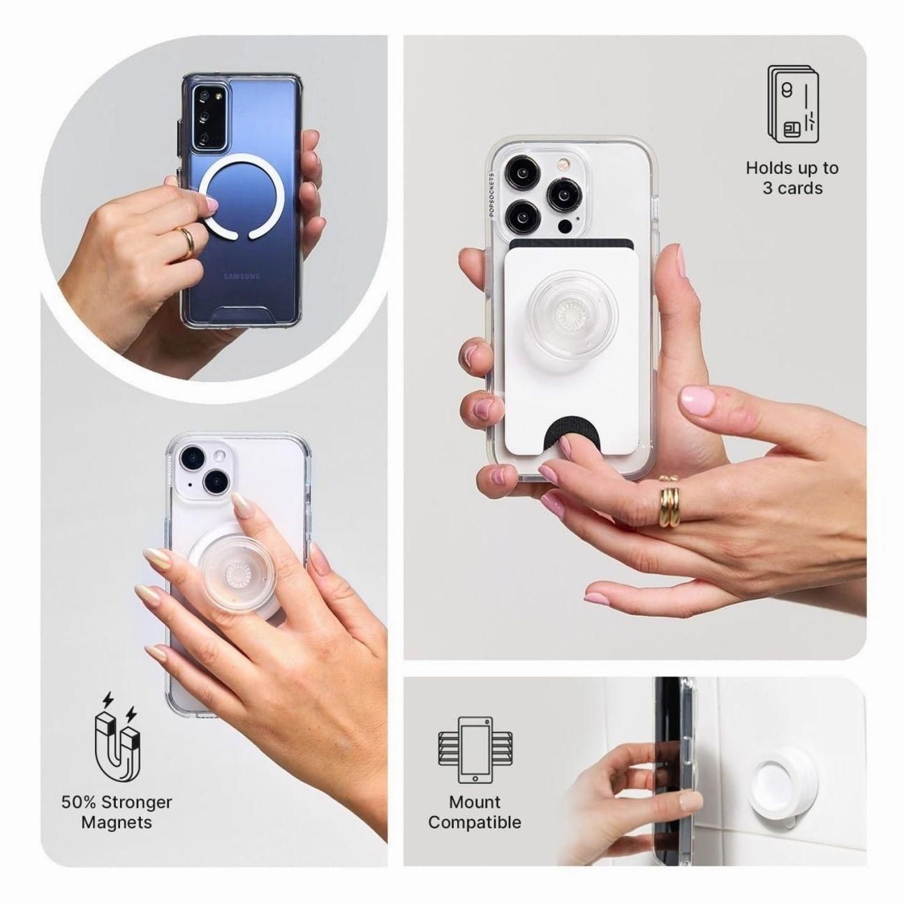 A Heart Is a Heavy Burden Fire Spirit MagSafe Phone Grip Cute Magical Flame Pop Socket Fantasy Phone Holder Kindle Grip Book Lover Gift Aesthetic Accessory