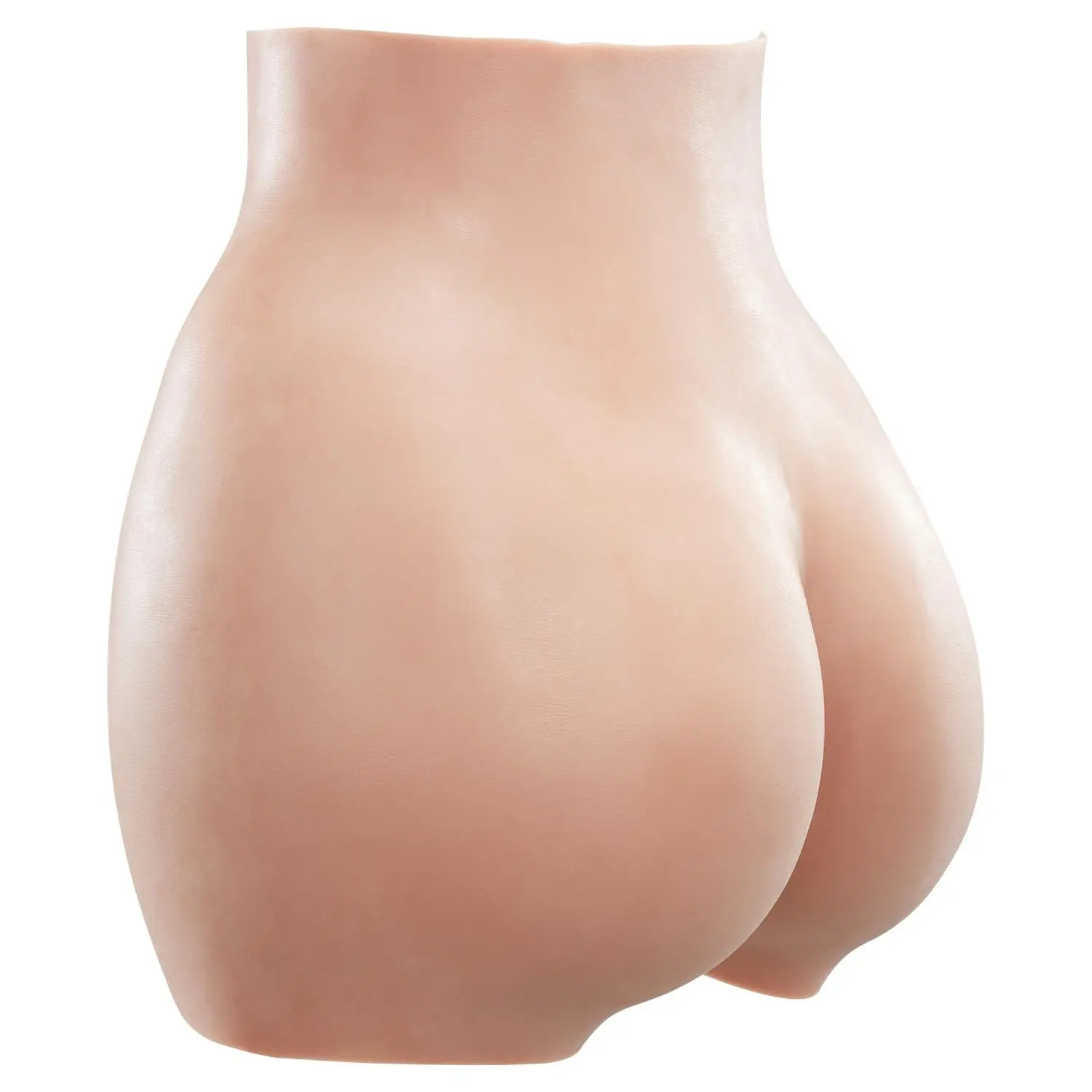 【Summerfinds】VEVOR Silicone Butts, 100% Silicone Hip Enhancer Shapewear Panty, Fake Buttock Enhancers Pants for Crossdresser, Transgender, Cosplay, Drag Queen (Brown)