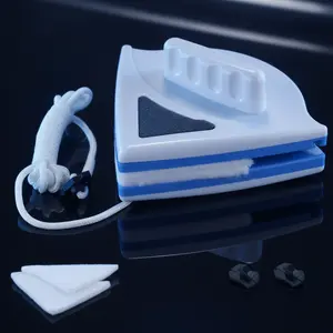 40% On Magnetic Double-Sided Glass Cleaner Tool, Household High-Rise Window Wiper, Compatible with 0.1-0.4in (5-7mm) Thick Windows, Home Care Supply