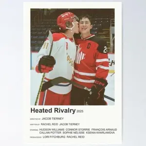 Heated Rivalry Poster 2025 by Jacob Tierney LexJet 9.5 Mil Premium Satin Photo Paper Inkjet Print for Indoor Display Smooth Satin Finish Perfect for Home Office or Gift
