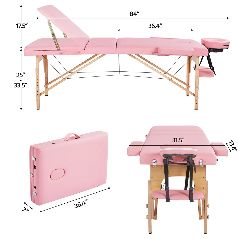 3 section Pink