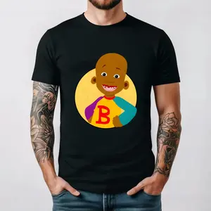 Little Bill Unisex T-shirt with Retro Cartoon and Nick Jr Nostalgic Show Theme, for men & women, up to size 5XL