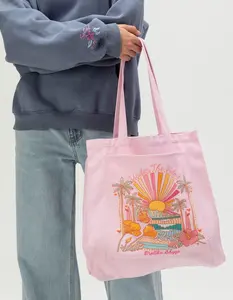 MALIBU SKYYE Under The Palms Embroidered Tote Bag