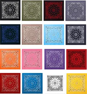 Casual Extra Large Trainmen Paisley Bandanas 27" Cotton Men & Women Fashion Accessory