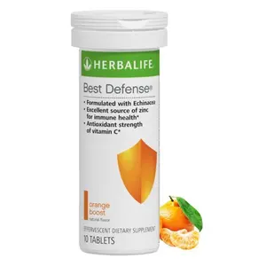Herbalife Best Defense / Orange Boost - Comprehensive Protection & Natural Energy Boost - 10 Tablets