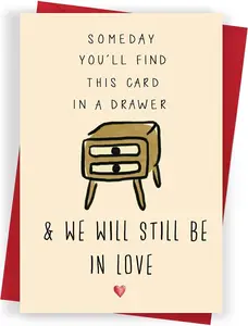 Easter Gift Funny Anniversary Card – Romantic Gift for Him or Her, Husband, Wife, Boyfriend, or Girlfriend