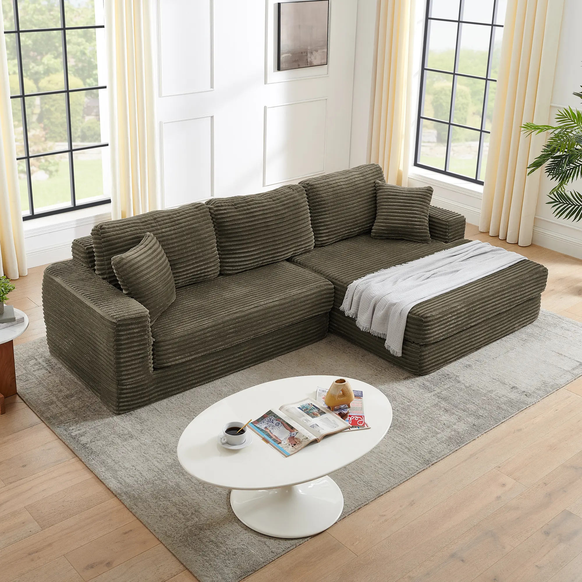 brown + Foam + 5 Seat