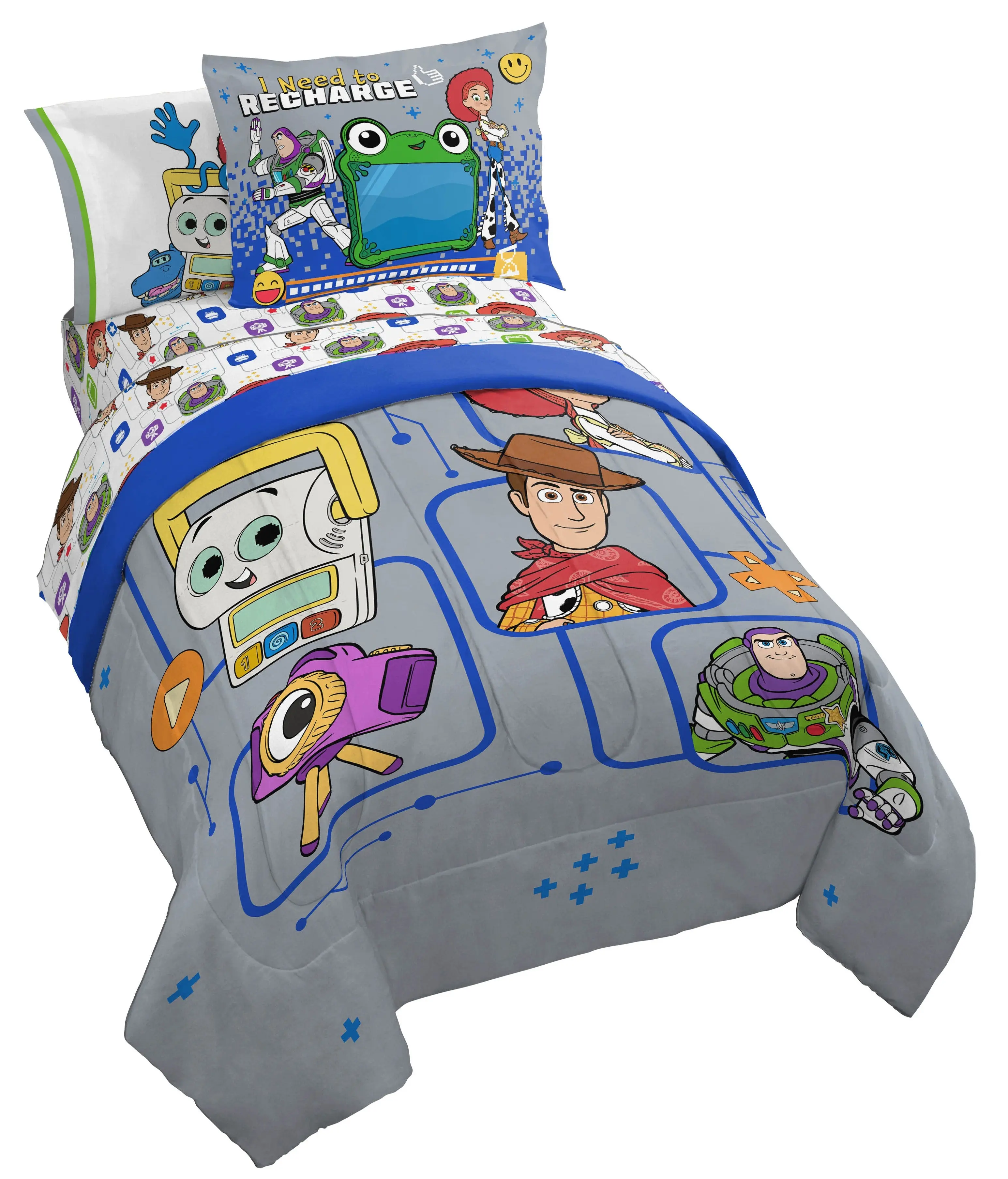 Jay Franco Official Disney Pixar Toy Story 5 Bed Set