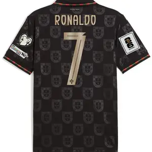 2026 Portugal Away National Team Jersey #7 Ronaldo Red Short-Sleeve T-Shirt: Casual, Athletic, and Everyday Wear Soccer Jersey