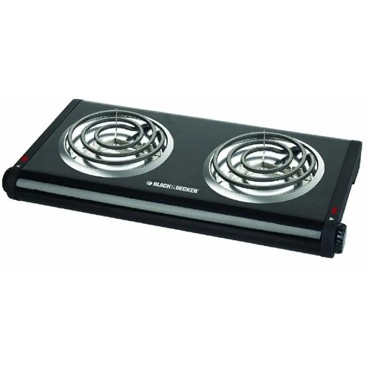 212 MAIN Compact Double Burner Buffet Range - Portable Cooking Stove, Adjustable Heat Buffet Appliance, Easy-Clean Large Home Appliance Accessory