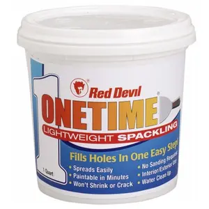 Red Devil 1 Gallon Onetime Spackling Interior 0541 Red Devil 1 Gallon Onetime Spackling Interior 0541