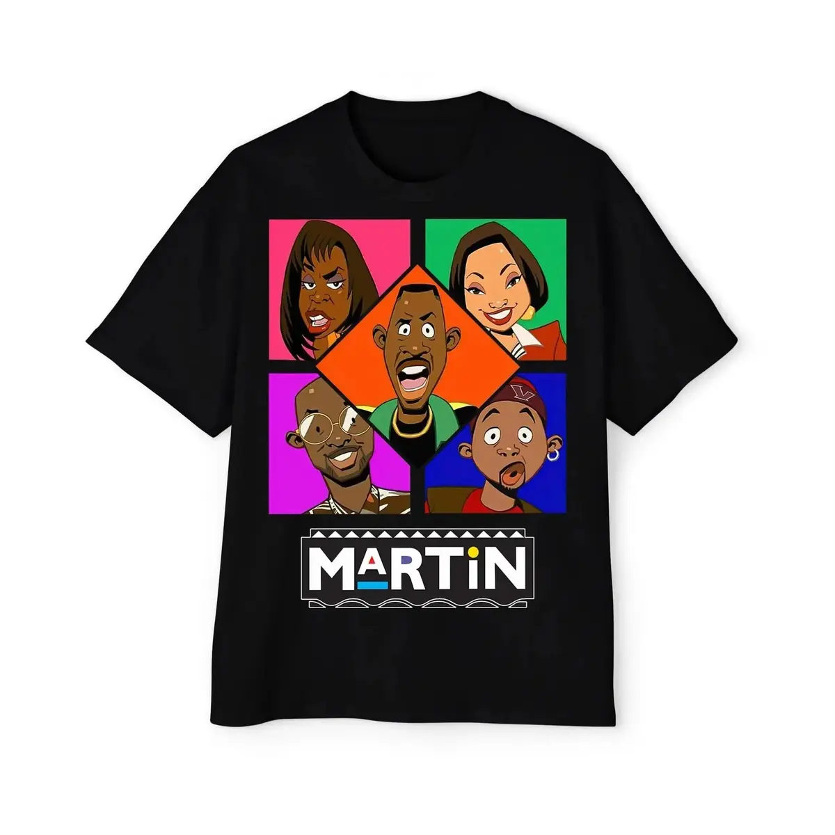 Unisex Boxy Fit Heavyweight Tee 100% Cotton  Martin TV Show Cartoon Vintage T-shirt, Martin Unique Shirt, TV Series Shirt, Martin Payne Shirt, Martin Lawrence Shirt summerwins vintage t Spooky Season Shirt