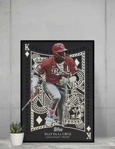 Topps 2026 All Kings Elly De La Cruz 12x17 Poster Cincinnati Reds