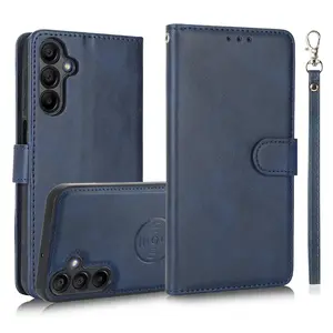 Shockproof Durable Phone Case Protector with Card Holder, PU Leather Cover Phone Case with Kickstand, Phone Accessories for Samsung Galaxy A16 A15 A14 A13 A12 A33 A34 A52 A53 A54 A55 A72 A73, Protective Cellphone Casing Smartphone