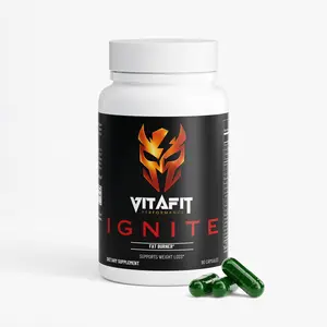 IGNITE Multi-Vector Support for Thermogenesis, Metabolic Optimization, and Heart Health - 91g Non-Stimulant Dietary Supplement for Adults - Fitness Supplement - Natural, Muscle Edible Healthcare Acid