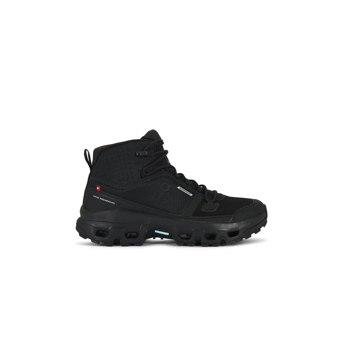 On Cloudrock Mid Wp in Black & Black