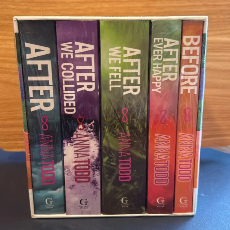 Anna Todd's 5-Book Complete After Series Paperback Romance Book Box Set (Including After, After We Collided, After We Fell, After Ever Happy, Before), Paperback Box Set
