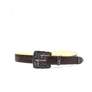5444509750 - Vaquero Signature Men's Leather Belts Cafe Difuminado