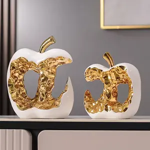 Luxury Modern Abstract Art Ceramic Ornament |   TV Cabinet Decorative Light High-end Home Living Room Entrance |   Ceramic Ornament Housewarming Gift