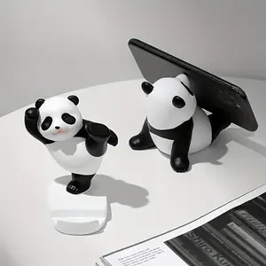 Desktop Decoration Office Gift Decoration Panda Desktop Phone Tablet Stand Men's Phone Stand Giving Girlfriend Boyfriend Birthday Gift Desktop Phone Holder