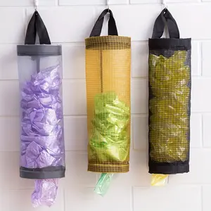 Organize Your Kitchen, Bathroom & Office with This Hanging Plastic Bag Organizer!