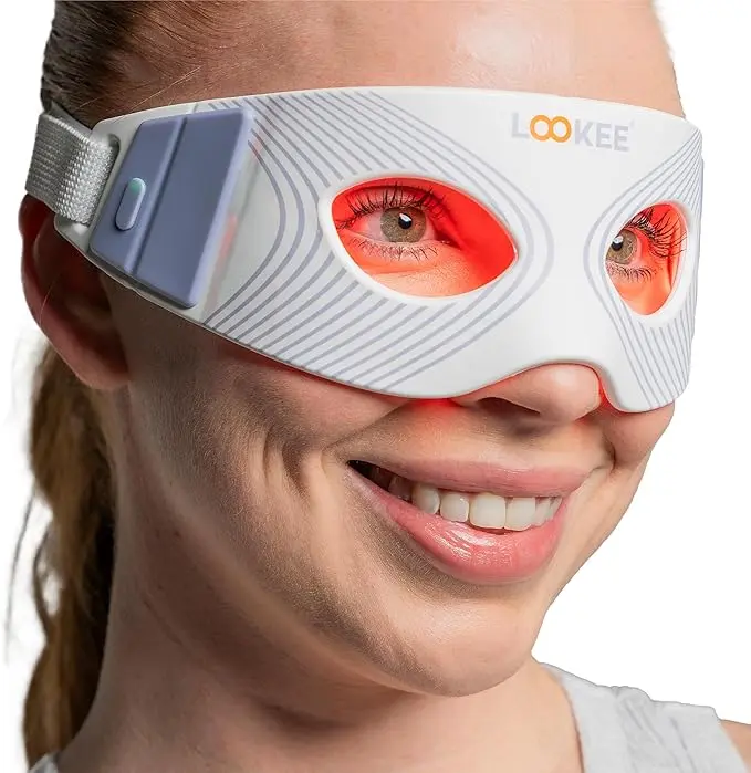 LOOKEE® ReviveGlow™ Pro LED Eye Rejuvenator | Anti-Aging, Fine Lines & Wrinkle Reduction, Mood & Sleep Improvement