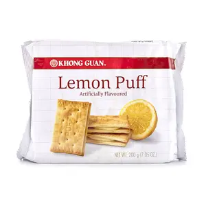 Khong Guan Lemon Puff Sandwich Cookies 200 g
