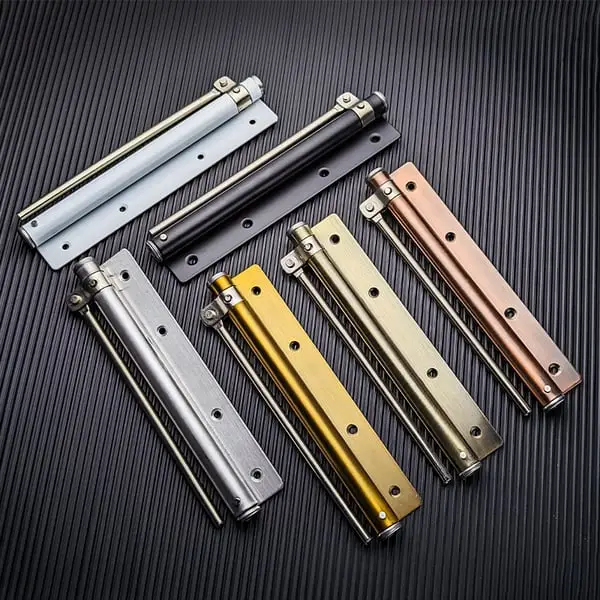 Automatic Door Closer, Zinc Alloy Safety Spring Door Closer, 50 kg Adjustable, Universal Installation, Wide Angle Support 150°, Includes Holder,dealsf