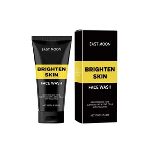 East Moon Men's Facial Cleanser Moisturizing Gentle Hydrating Dense Foam Deep Clean Non-Tightening