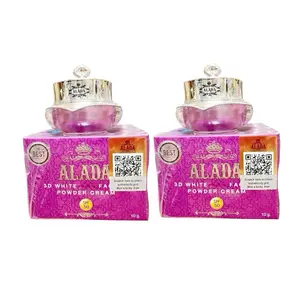 2 Jars ALADA 3D Facial Powder Cream SPF 50 – Lightweight Makeup Base & Concealer Hybrid –  (10g)