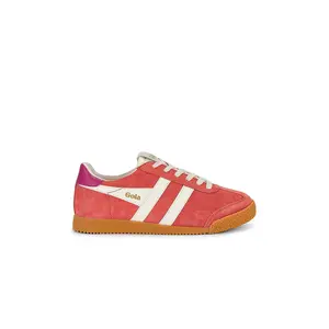 Gola Elan Sneaker in Coral, Off White, & Fuchsia