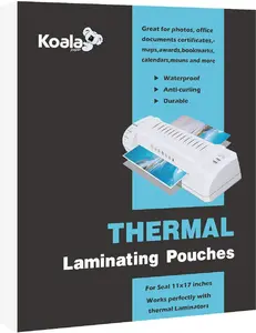 Koala Hot Thermal Laminator Laminating Pouch 11.5x17.5 Seal Letter Size 9x11.5 3 Mil