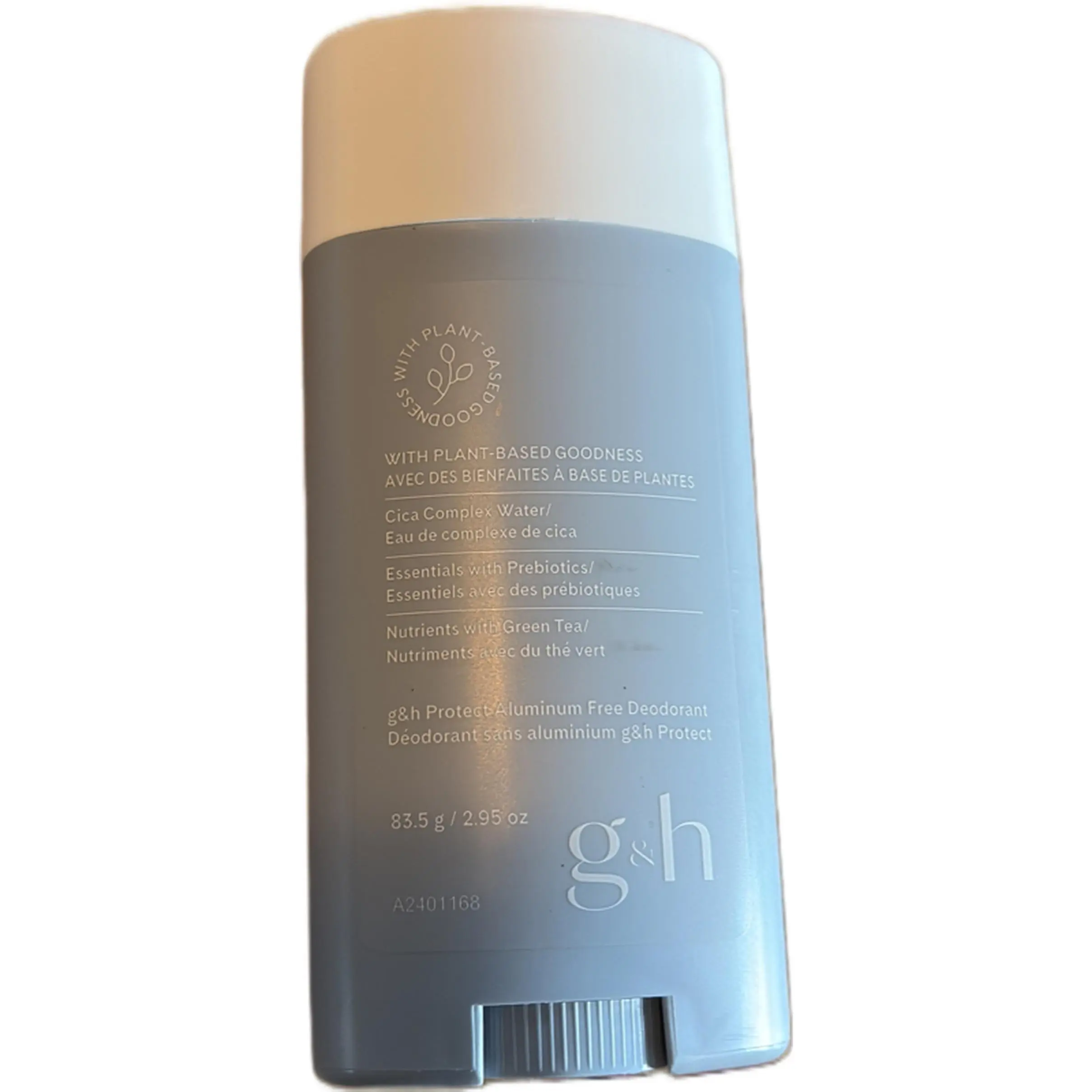 g&h Protect Aluminum-Free Deodorant 83.5g/2.95oz with Plant-Based Goodness & Green Tea Extract for Freshness